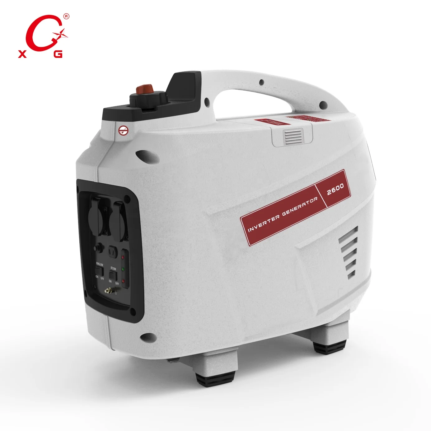 Silent Petrol 3.0kVA Inverter Generator Electric Start Portable Generator 2600W Digital Emergency Blue-tooth Camping 120/240V