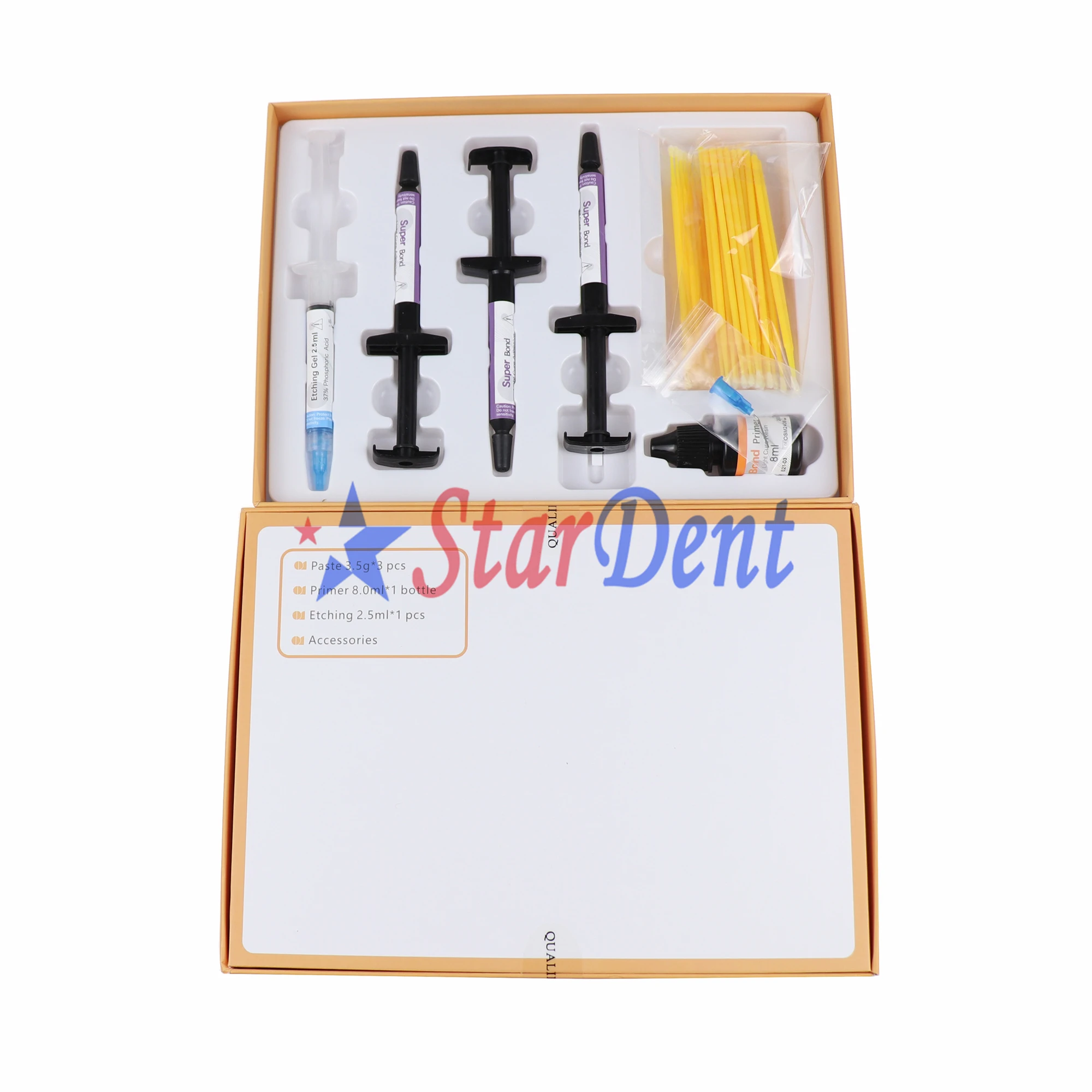 Dental Orthodontic Adhesive Double Ended Mixing Spatulas Super Bond Light Cure System Etching Gel