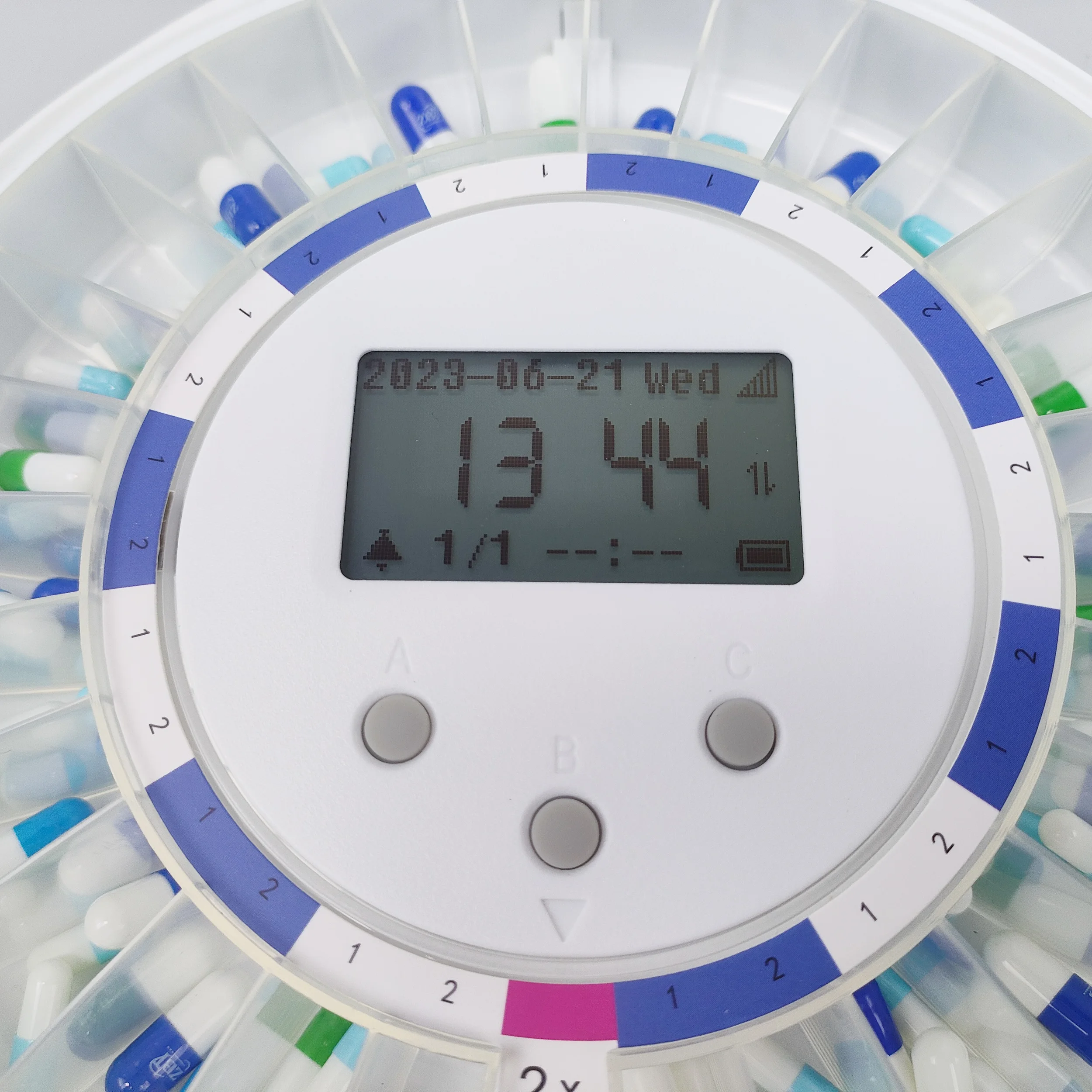 OEM ZOOMCARE M128 28-дневный умный электронный дозатор лекарств автоматический таблеток с сигнализацией