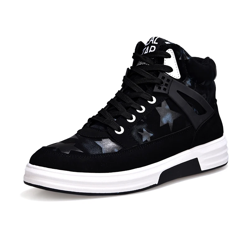 Toptan Ayakkabi Lace-up Breathable Student High Top Shoes Soft Sole Fashion Camouflage Sports Sneakers For Men Casual