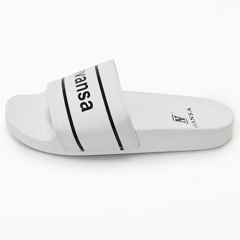 Wholesale custom sandals new design custom girls slide women open flat shoes slippers