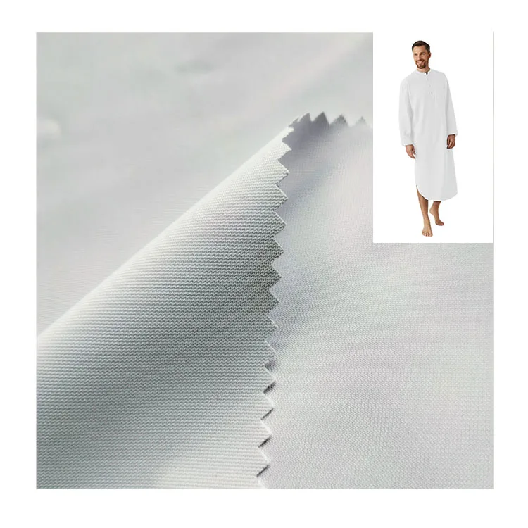 moisturewicking microfiber fabric muslim dubai abaya robes fabric for Arabian Robe