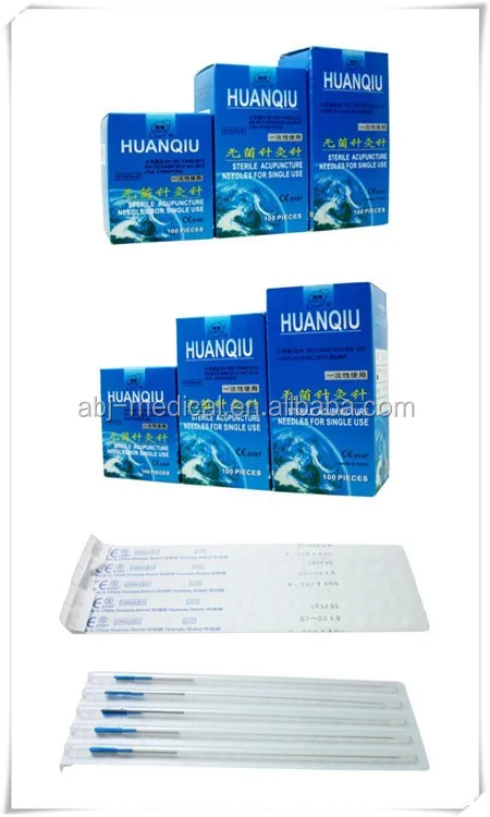 Huanqiu needle  traditional chinese medicine rehabilitation physiotherapy disposal acupuncture needles