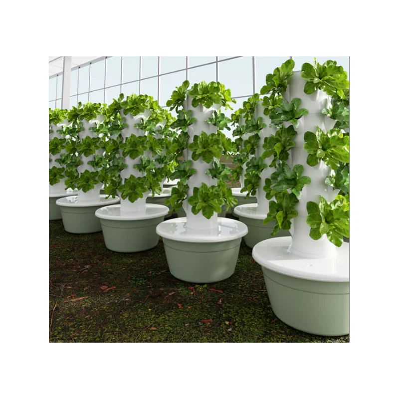 indoor automatic Power saving Intelligent water cycle growing towers vertical agriculture garden hydroponic system