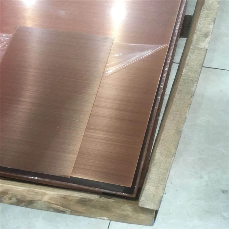 Customized 99.9% Pure C10200 C10300 C11000 C12000 T1 T3 Brass Plate Red Copper Sheet