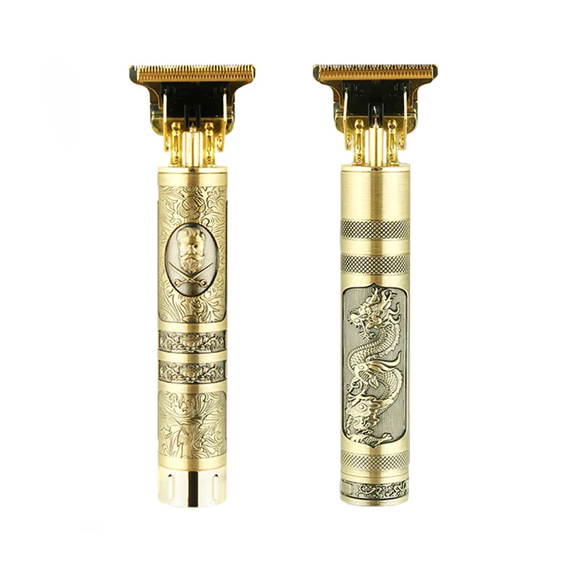 Retro Zero Gapped Salon Rechargeable Cordless Electric Trimmers Set Hair Clippers