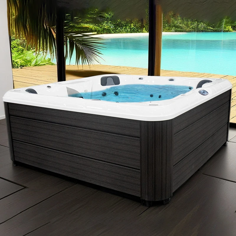 Хорошее качество balboa SPA бассейн 5 человек мини спа США акриловый открытый гидромассажная Ванна с музыкой
