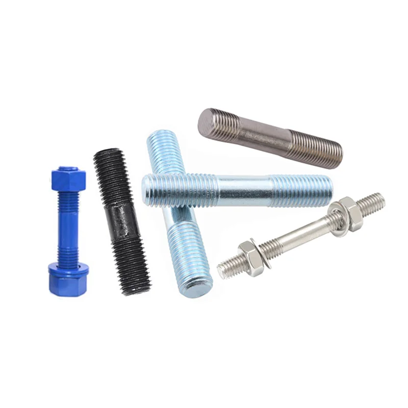M20 M8 M5 M24, M30 M36 SS304 SS 304 316 Carbon Steel stainless steel zinc plated Double End Stud Threaded Stud Bolts/
