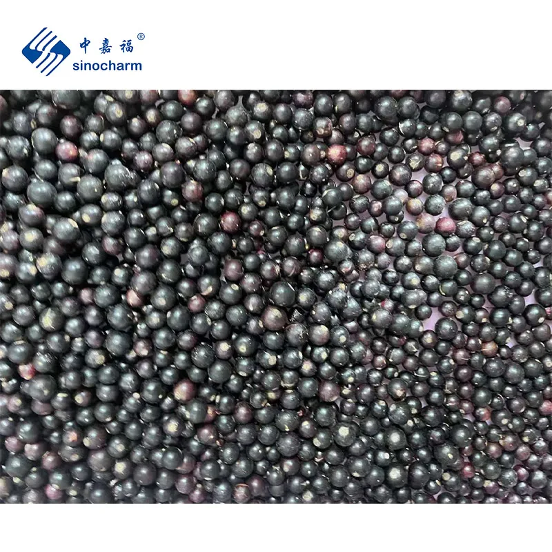 Sinocharm BRC-A Approved Organic IQF Black Currant Factory Sweet Whole Frozen Black Currant for Jam