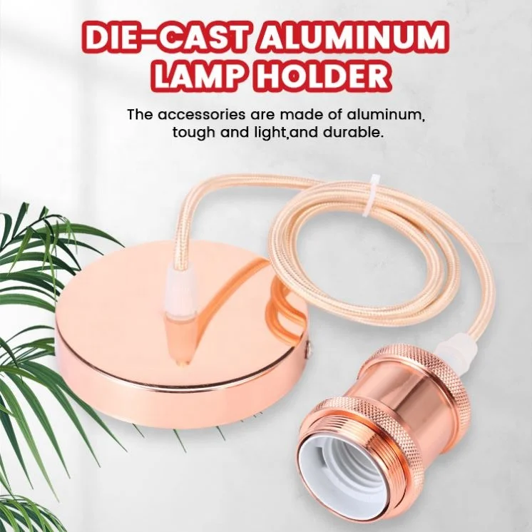 Oem Retro Vintage E27 Pendant Lamp Holder Hanging Ceiling Light Bulb Socket Lamp Holder