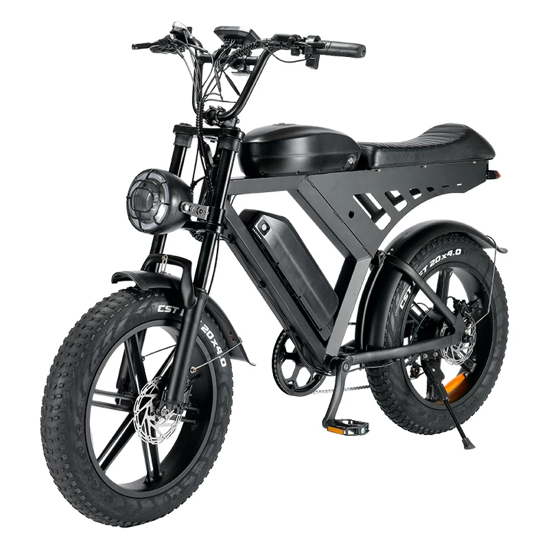 Wholesale V30 Mountain Electric Bicycle Fat Tire Ebike Electric Trail Bike 250w 500w 750w Hydraulic Electric City Bike for Adult