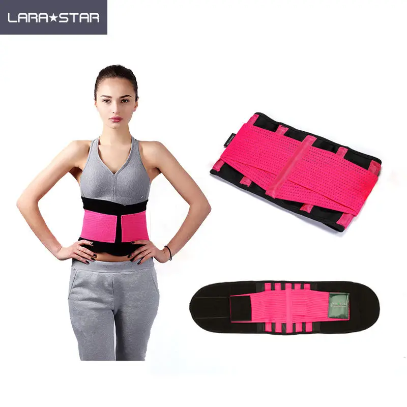 LS0810 Custom logo Waist Trimmer Belt, Slimmer Kit, Weight Loss Wrap, Low Back and Lumbar Support with Sauna Suit