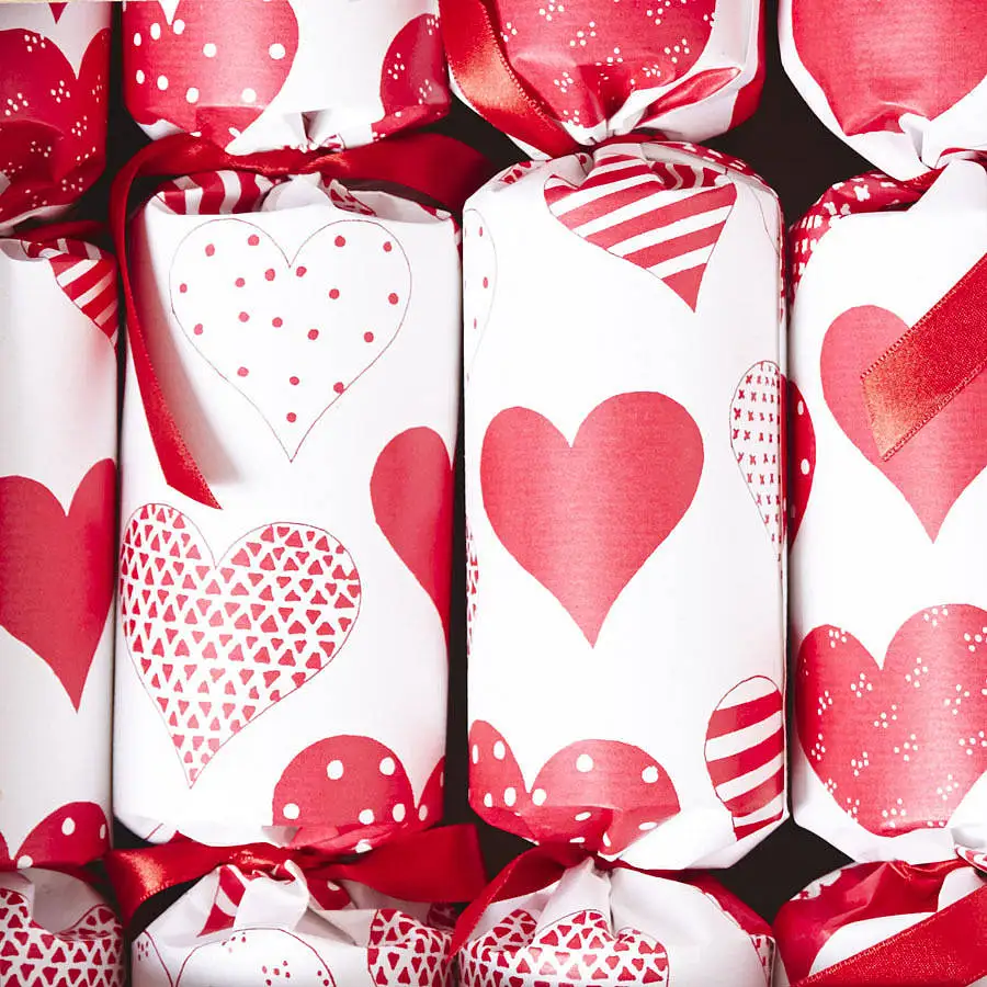 6 Inch Christmas Snaps Gifts Customized UV Gold Silver Party Decorations  Printing Packaging Custom Christmas Crackers Luxury