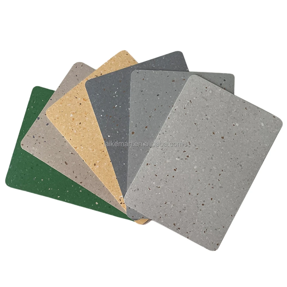 Waterproof Durable Commercial Flooring Rolls For kindergarten Hospital Bacteria-proof Eco-friendly heterogeneous homogeneous