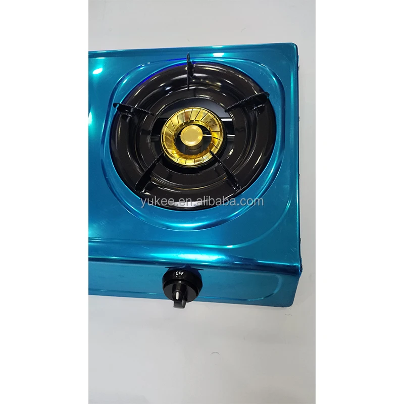 Philippines Market  Low Cost Factory supply stainless steel table top honeycomb 2 burner gas stove
