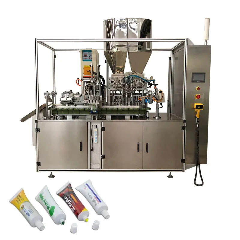 High Speed Automatic Toothpaste Production Equipment Filling and Sealing Machine