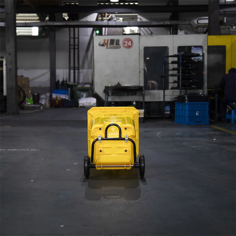 Wholesale Price Outdoor Plastic Recycling Sanitary Garbage Bin Movable Waste Bin