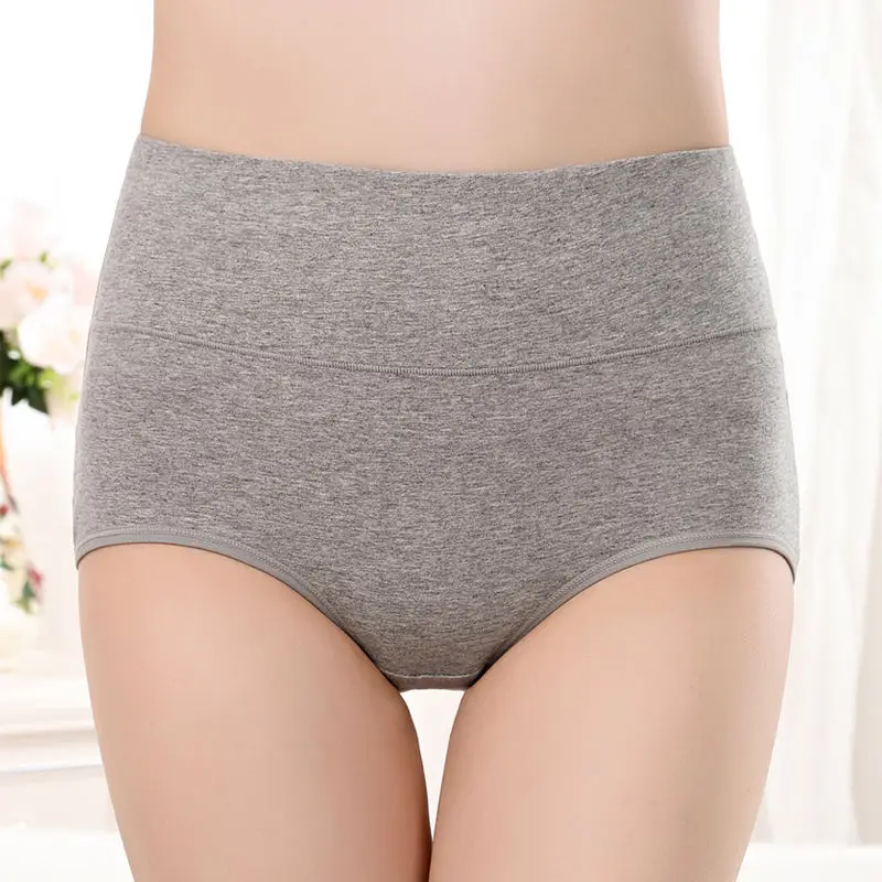 Wholesale XXL XXXL 4XL Seamless Briefs Panties Tummy High Waist Invisible Underwear Women Seamless Panties