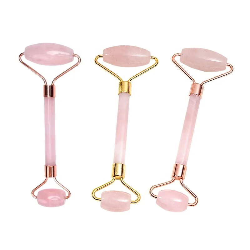 
Amazon Hot Sale 3d custom body kit gua sha stone rose quartz face massage roller jade roller gua sha set jade roller 