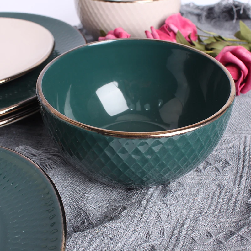 16pcs Puality Best Wholesale Dine Room Essential Stoneware Ceramic dinner dinnerware set