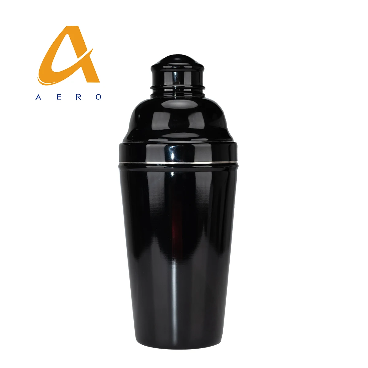 Custom 1.8L  Metal Drink Mixer Shaker Bar Tool Large Stainless Steel Gold Black Cocktail Shaker Bottle for Bartender
