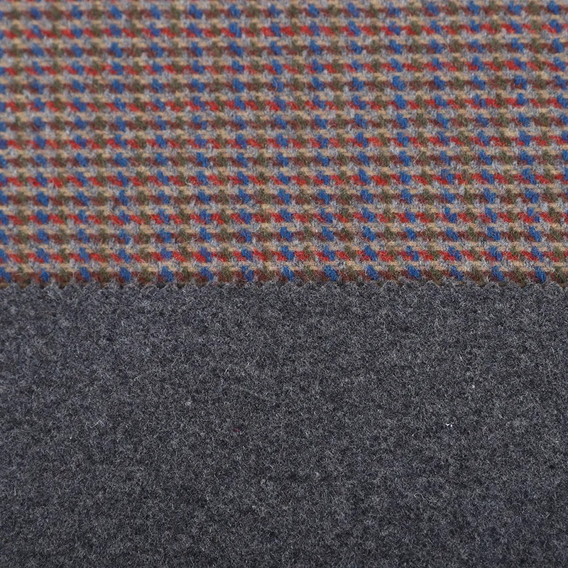 
 Гарантированное качество, Заводская поставка, приятная на ощупь сетчатая шерстяная ткань для костюма, куртки  