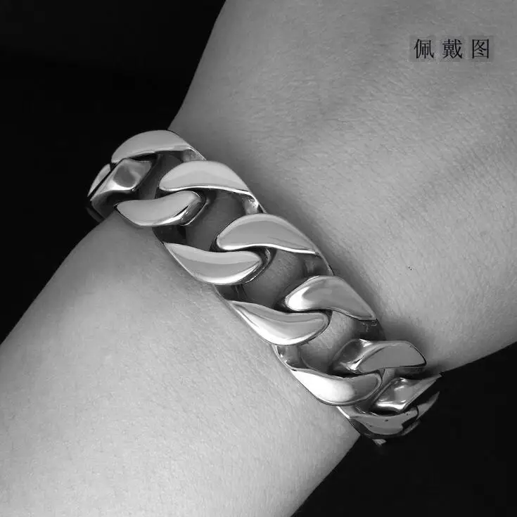 bracelet hand chain for men stainless steel curb chain bracelet stainless steel chain bracelet