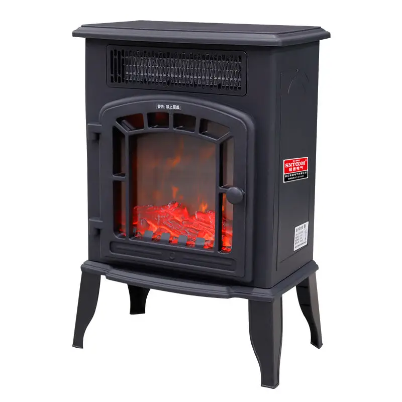 2000W Electric Heater Fireplace PTC Heating Household 3D Fire Flame Low Price Fast Room Plastic Overheat Protection