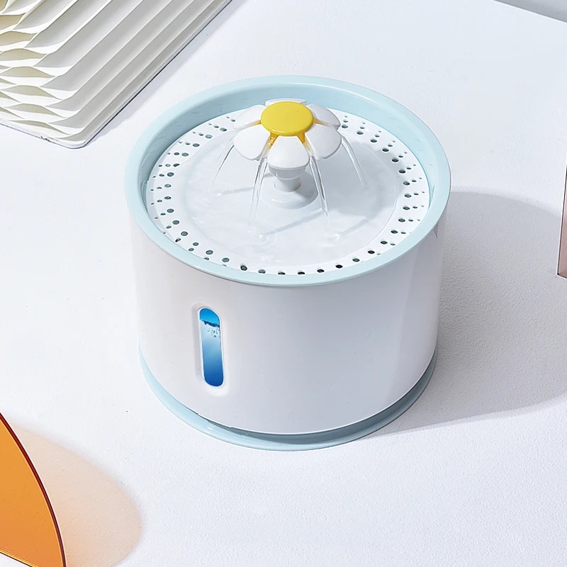 Cycle Automatic Stainless steel LED Smart  Pet Cat Water Drinking Fountain Pet Dispenser Filter For Pets