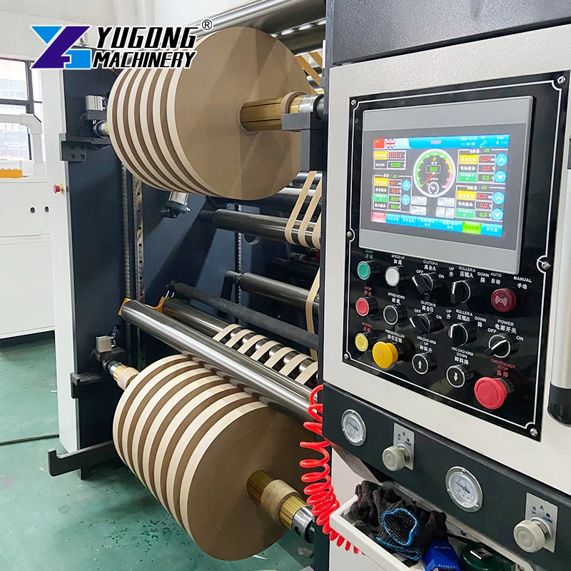 Center surface slitter rewinder paper rewinder machine manufacturers