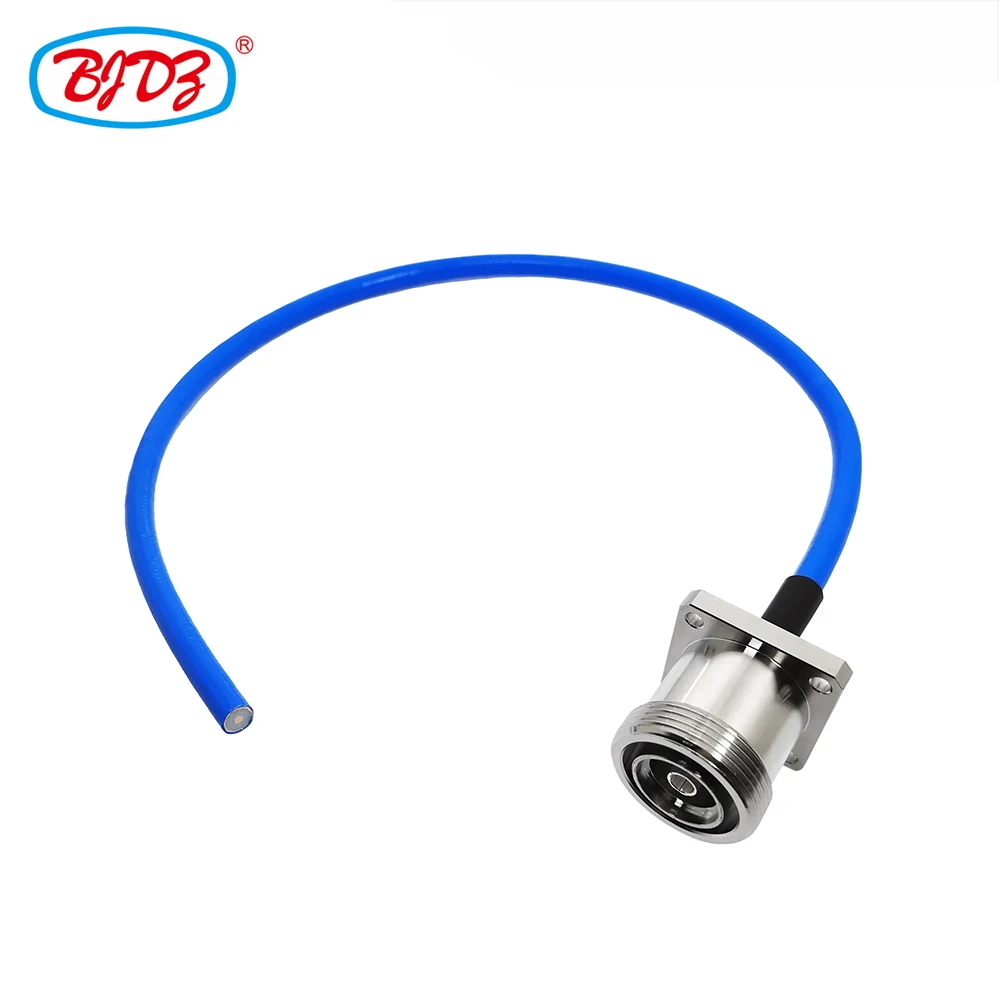 Высококачественный полугибкий Соединительный Кабель 250 в сборе с одним разъемом 7/16 Din, фланцевый соединитель 250, полугибкий кабель