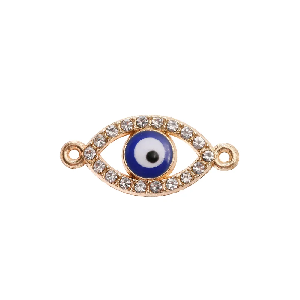 KDC750 wholesale fashion hot sales alloy evil eye charm jewelry findings for jewelry making
