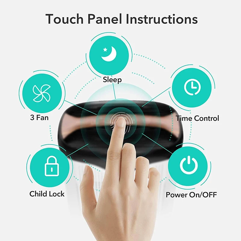 OEM Smart Purifier Room Air Cleaner Purify Home with HEPA Filter