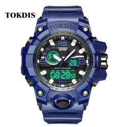 TOKDIS T-903  Luxury smart watch band 2022 calorie heart rate pedometer watches sports men digital Silicone