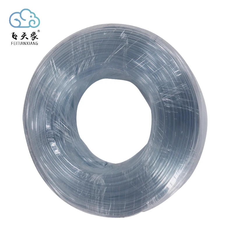 high pressure food medical grade vinyl tubing water oil air pvc clear pipe plastic flexible reinforced transparent hose thin