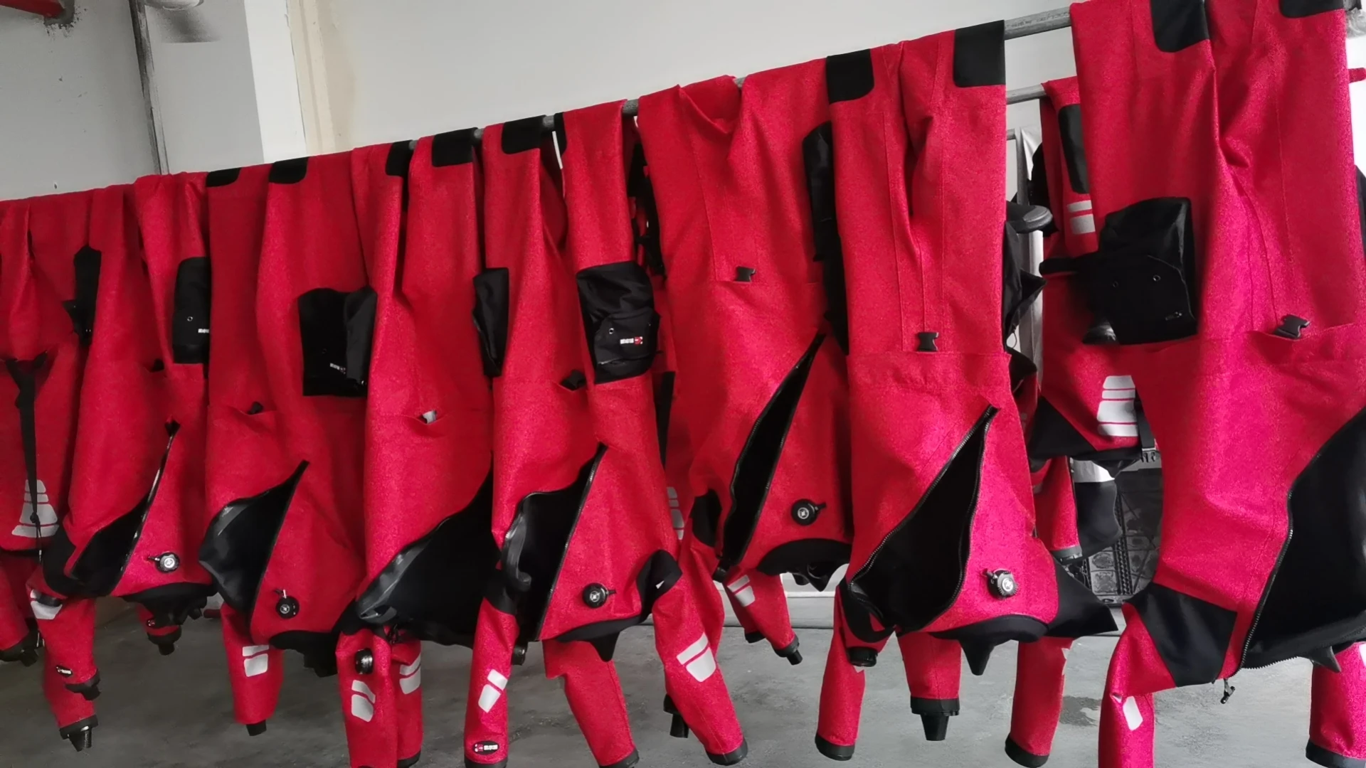 Fire Rescue Scuba Diving Breathable NAVY Fire Rescue Drysuit