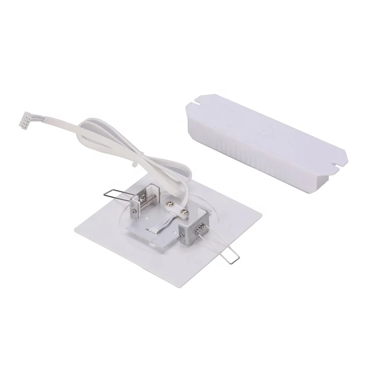 Factory Customized 3W Power LED Emergency Light Ceiling Recessed Mounted Downlight Battery Rechargeable Steel Casing PC Plate