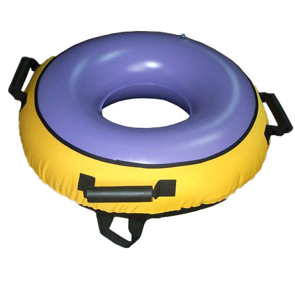 funny cheap pvc inflatable snow tube/sled