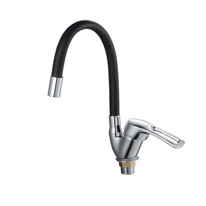 Factory made all copper kitchen faucet ceramic inner core tap water faucet pressure gauge faucet