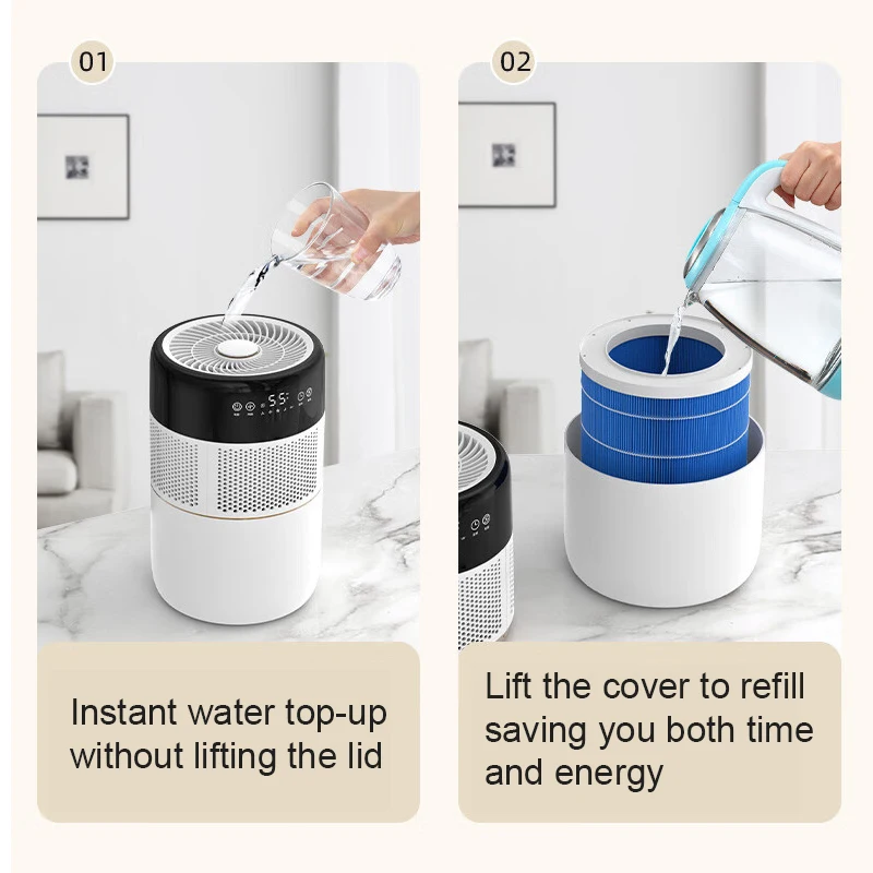 2024 New Evaporation Tuya clean air WIFI smart evaporative humidifiers