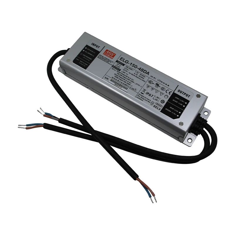 Mean well ELG-150-48DA 48V Dimmable LED Driver Dali LED Driver 150W Push Dimming LED Driver