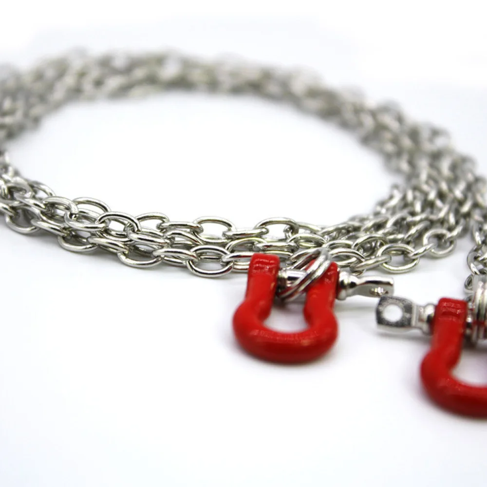 1/10 Climbing car  SCX accessories Remote control simulation D90U button traction chain link decorative