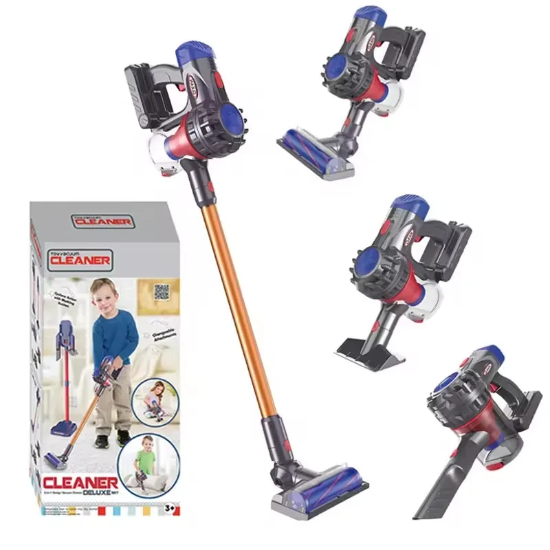 Vacuum Cleaner Prshool Electric Toys For Kids DIY Tool Simulate Cleaning Pretend Play Toys For Kids Shantou Toys