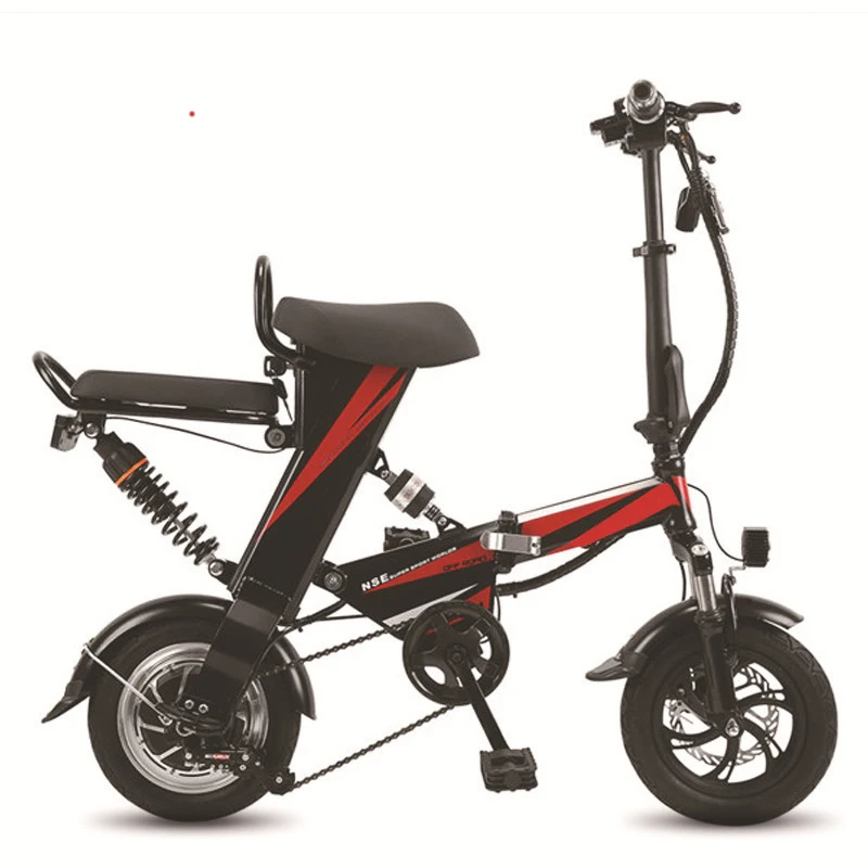 2023 New Style Mini Two Seat Folding Electric Bike Lithium Battery Generation Driving