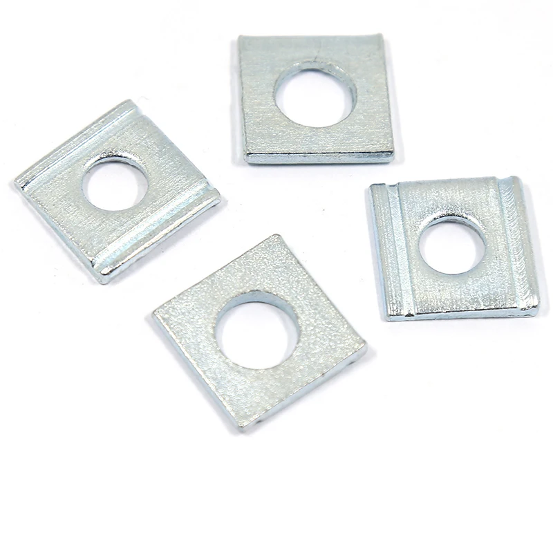DIN 434 Square Taper Washers Bonded Flat round Steel Brass Aluminium with Zinc Finish for Use with Channel Sections GB Standard