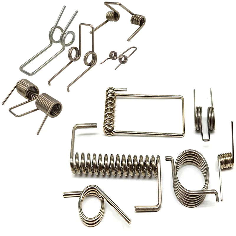 Spring Suppliers Produce Elegant Coiled Double and Single Torsion Springs