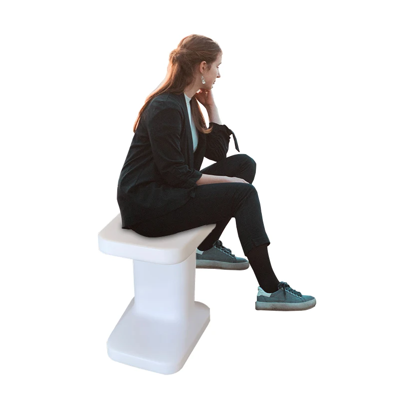 СИД цветной светящийся барный стул для отеля KTV Кофейни красочный светящийся стул для улицы светящийся стул для бара светодиодные стулья