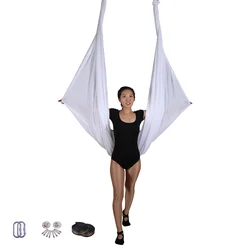 Manufacturer Premium  Polyamide Fabric Ceiling Mounted Aerial Yoga Hammock Kit Swing Sling For Indoor Home Pilates Fitness