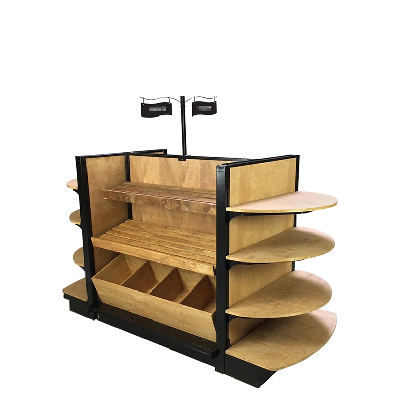 Supermarket Wares Shelves Multilayered High Quality Shop Shelves