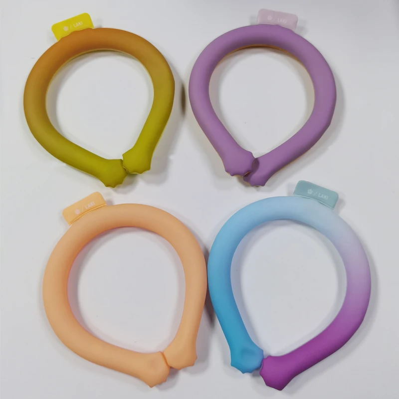 Fashionable PCM 28 Sports Hiking Neck Cool Ice Ring TPU Tube For Summer Frosty Ring